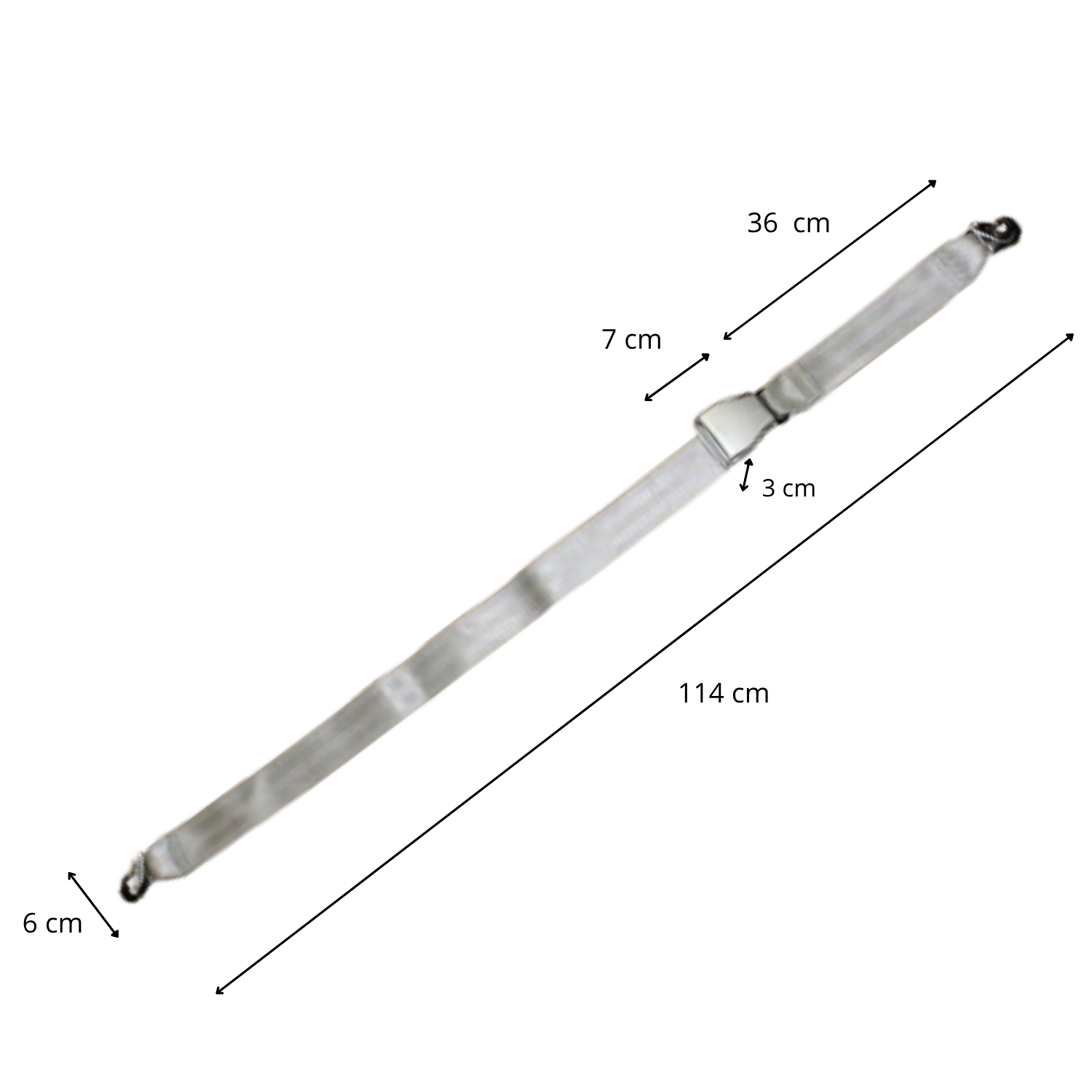 Ceinture de siège (grise) – Image 2