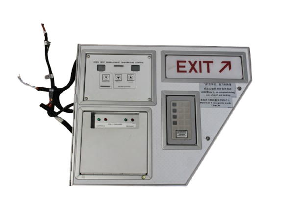 Exit sign – partition
