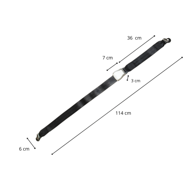 Ceinture siège (noire) – Image 2