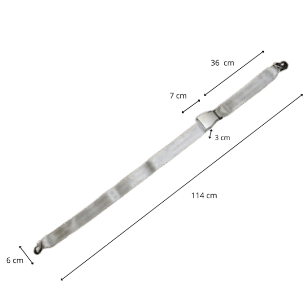 Ceinture de siège (grise) – Image 2